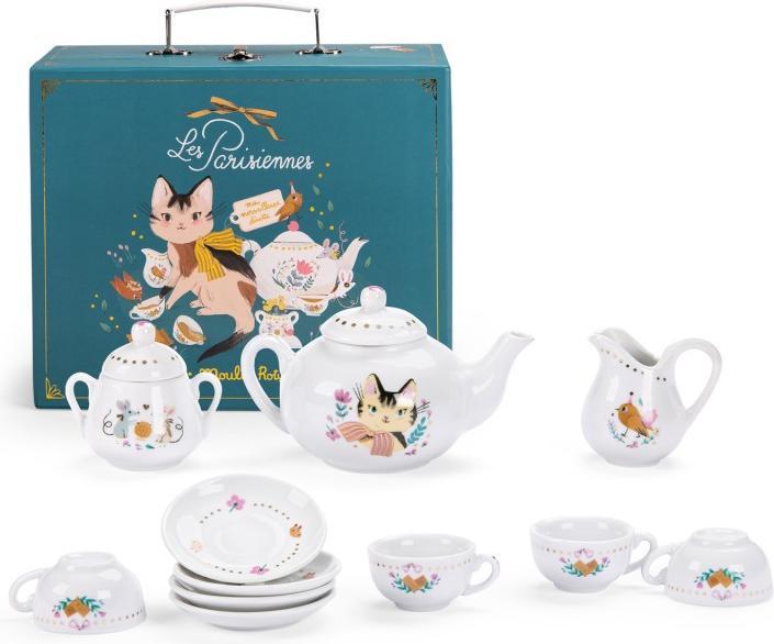 Actual product image Moulin Roty Ceramic Tea Case, Les Parisiennes