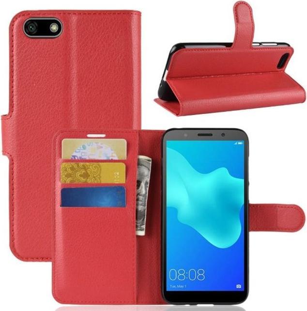 Actual product image MU Classic Litchi Leather Bookcover Series (Huawei Y5 (2018))