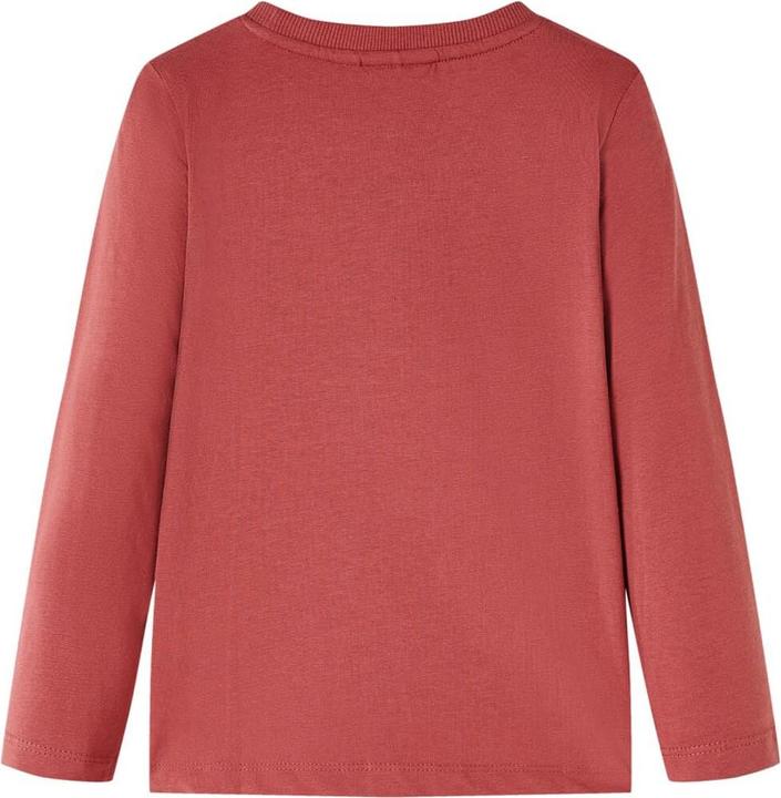 Immagine prodotto VidaXL Camicia da bambino a maniche lunghe rosso scuro 104,Materiale: 100 (104)