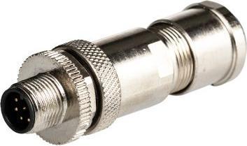 Produktbild Rs Pro M12 Rundsteckverbinder Stecker zur Kabelmontage, 8-polig 2A IP67