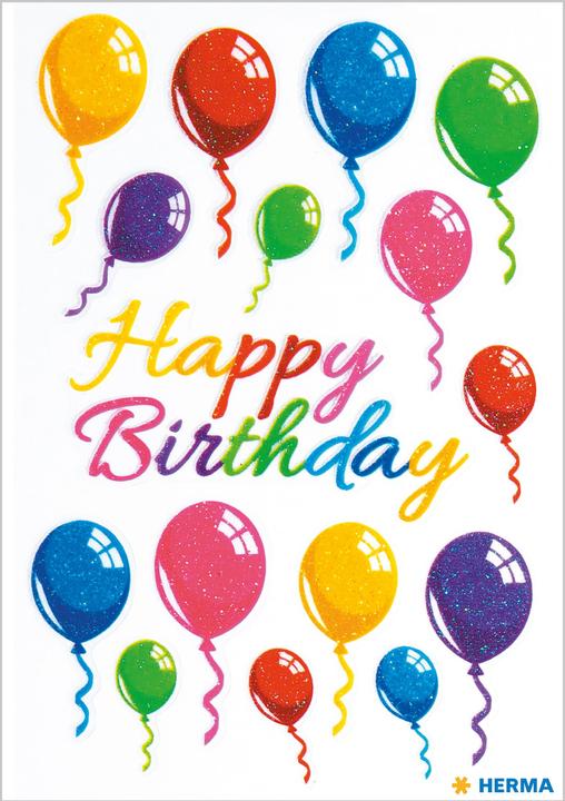 Produktbild HERMA Sticker Geburtstag