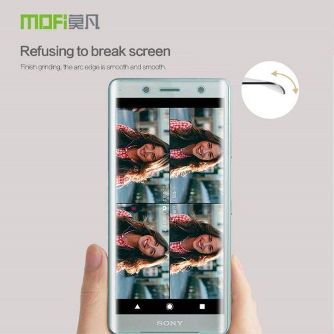 Actual product image Mofi Protective glass screen protector (1 Piece, Sony Xperia XZ2 Compact)