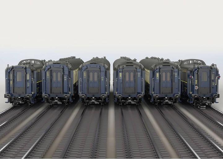 Actual product image Märklin 42470 H0 Pullman Car Set "Edelweiss" of the CIWL (Track IIG)