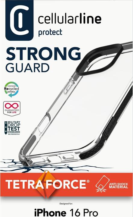 Actual product image Cellularline Strong Guard Case (Apple iPhone 16 Pro)
