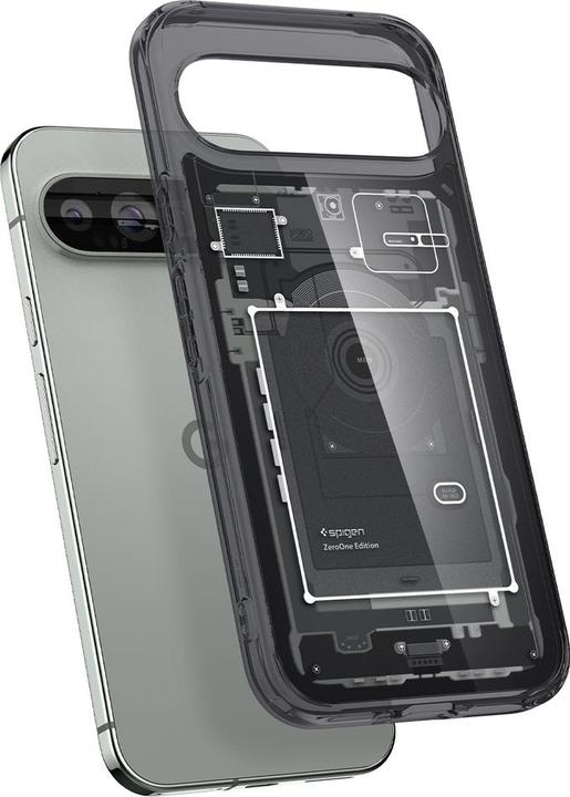 Actual product image Spigen Ultra Hybrid Zero One TPU Back Cover Transparent Google Pixel 9 Pro XL (Google Pixel 9 Pro XL)