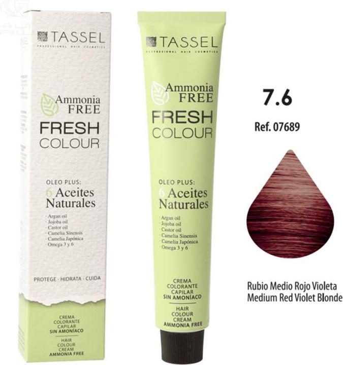 Caso Eurostil Fresh Colour Decolorant Cream 76 Medium Red Violet Blonde Ohne Ammoniak (76 Medium Red Violet Blonde Ohne Ammoniak)
