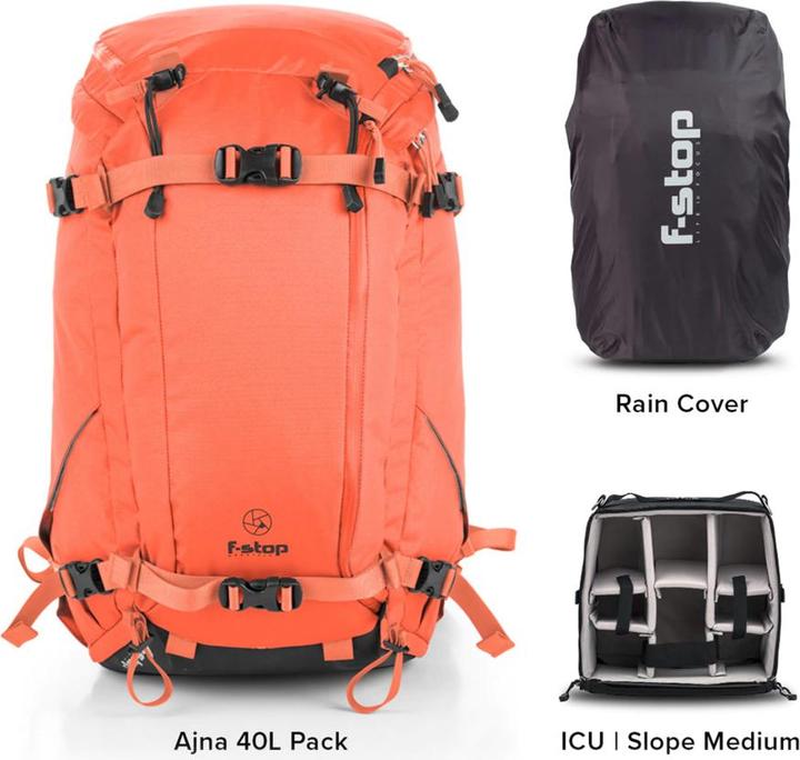 F-Stop Ajna Essentials Bundle Nasturtium (Orange) (40 l)