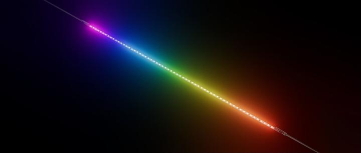 Actual product image Hyte Ls30 RGB Light Strips Blk 2pk (Blue, Green, Red)