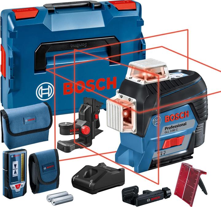 Productafbeelding Bosch Professional GLL 3-80 C Batterij BM 1 LR 7 L
