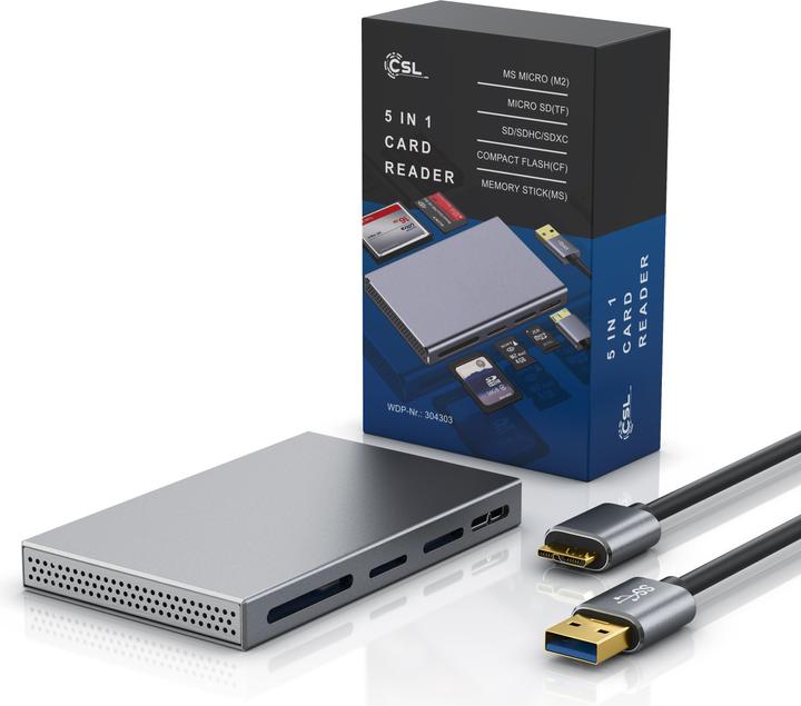 Actual product image CSL USB 3.0 card reader (Micro USB)