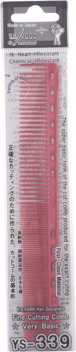 Actual product image Y.S. Park Y.S. Cutting comb No. 339 red