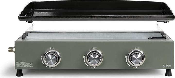 Actual product image Livoo 3 burners gas plancha (7.50 kW)