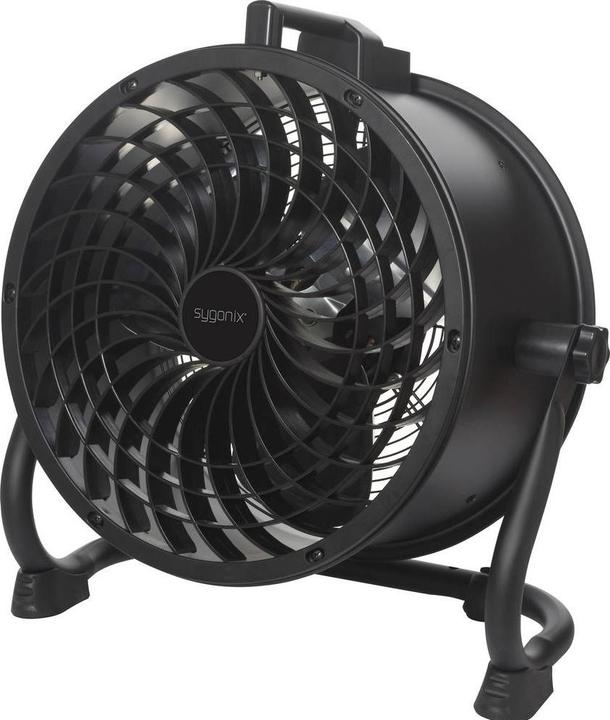 Image du produit Sygonix Bodenventilator 120 W Schwarz Schwenkbar (61.70 dB)