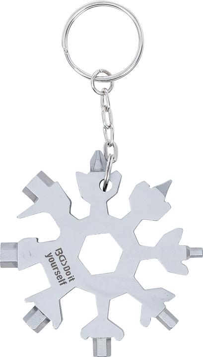 Produktbild BGS Multifunktions-Werkzeug Schneeflocke 18-in-1 Edelstahl (18 Funktionen)