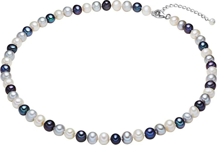 Produktbild Valero Pearls Damen Sterling Silber Süsswasser-Zuchtperle Multicolor - 2244 (Sterling Silber, 70 cm)