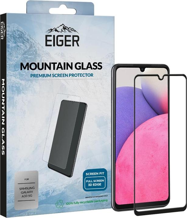 Produktbild Eiger Mountain Glass Clear Edge (1 Stück, Samsung Galaxy A33 5G)