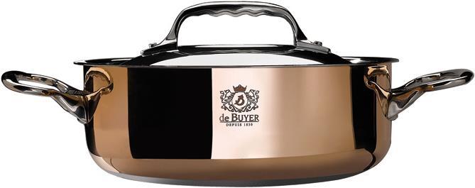 Produktbild de Buyer Prima Matera (28 cm, Bräter + Schmortopf, Kupfer, Edelstahl)