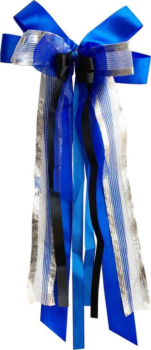 Magni School cone bow 23x50cm blue silver