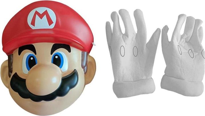 Actual product image Metamorph Super Mario Accessoire-Set Maske und Handschuhe