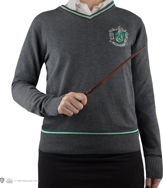 Actual product image Cinereplicas Harry Potter - Slytherin - Grey Knitted Sweater - Large (L)