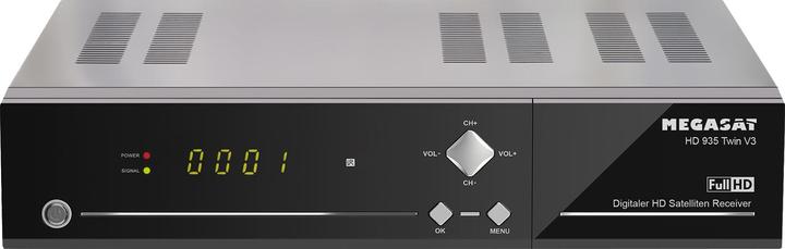 Produktbild Megasat HD 935 Twin V3 Schwarz (DVB-S, DVB-S2, Festplatte)