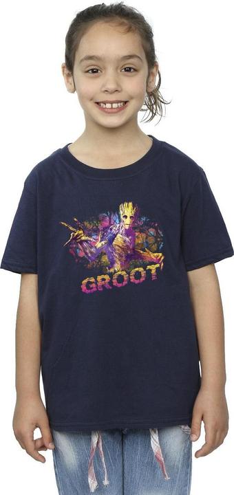 Produktbild Guardians Of The Galaxy Abstract Groot TShirt Mädchen (140, 146)
