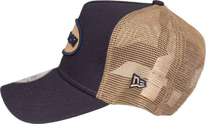 Actual product image New Era Adjustable Trucker Cap - Retro Brand Patch Navy