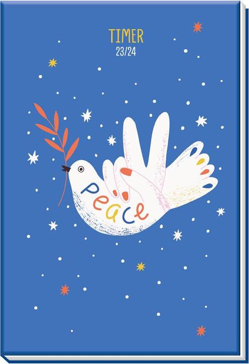 Actual product image Pupils' calendar Specials with padding Peace 23/24 (Hardcover, German)