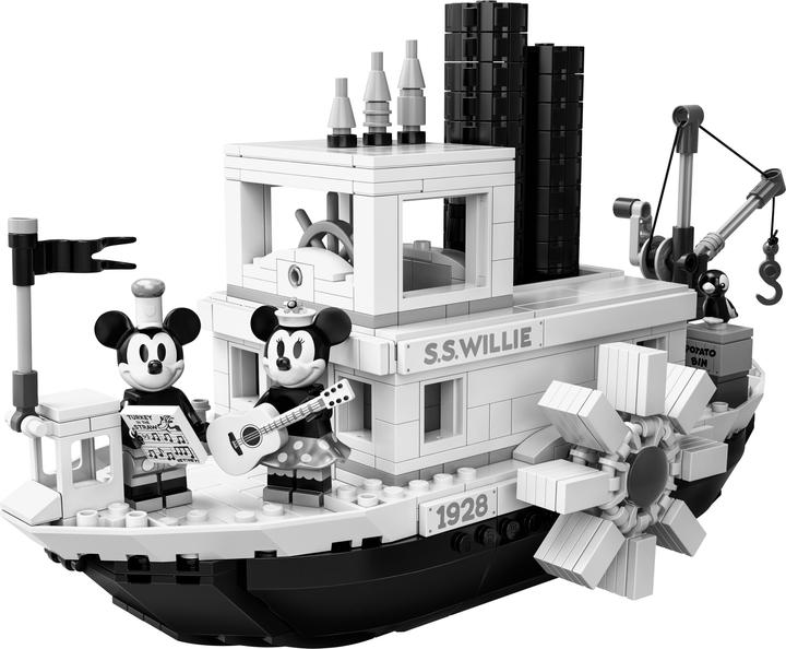 Image du produit LEGO Bateau à vapeur Willie (21317, LEGO Ideas, LEGO difficiles à trouver)