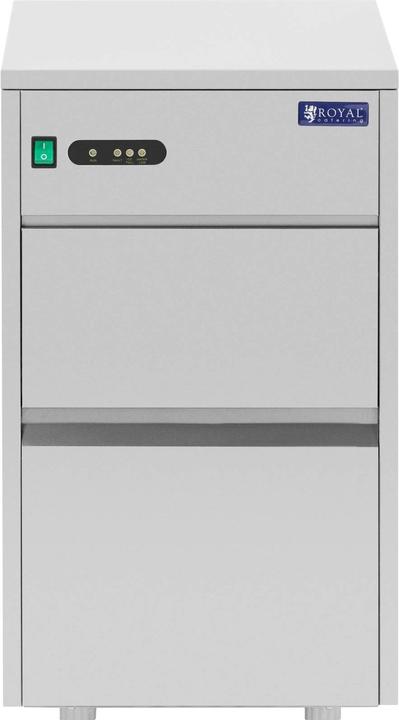 Produktbild Royal Catering Gastro Eiswürfelmaschine Eiswürfelbereiter Icecubemaker 25kg/24h Edelstahl