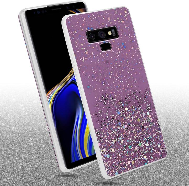 Productafbeelding Cadorabo TPU hoes fonkelende glitters (Samsung Galaxy Note 9)