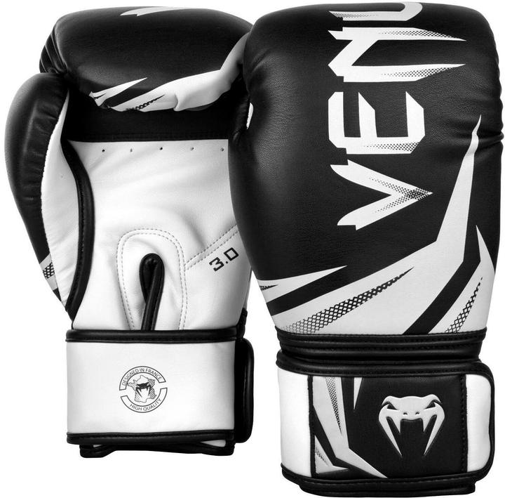 Immagine prodotto Venum Guanti da Boxe Challenger 3.0 - Bianco e nero (12 OZ, 10, 12)