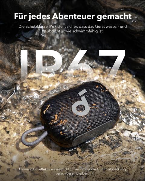 Productafbeelding soundcore Select 4 Go zwart (20 h, Oplaadbare batterij)