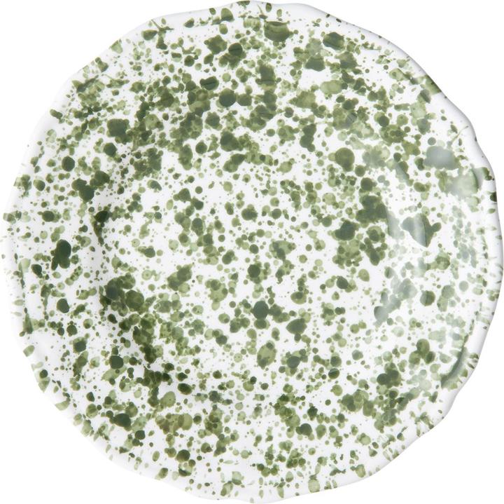 Popolo Ø 25 cm Speiseteller Punto hell grün (1 x)
