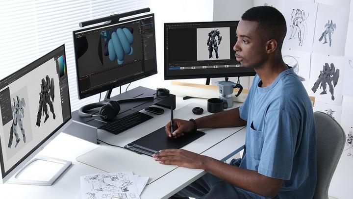 Image du produit Huion Tablette graphique sans fil Inspiroy Dial 2 (5080 lpi)