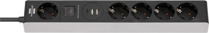 Brennenstuhl Steckdosenleiste 5f m. PD, SDL PD 05, 2xUSB,1xUSB C (5 x, CEE 7/3, USB, CEE 7/16, CEE 7/4, 1.50 m)