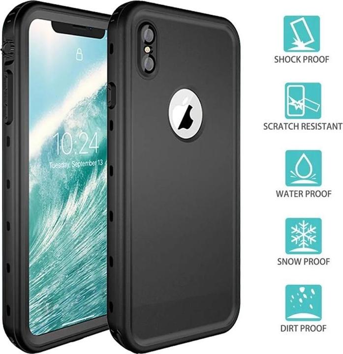 Image du produit Redpepper Apple iPhone Xs Max - IP68 Dot+ Series Wasserdichtes Outdoor Case, schwarz (Apple iPhone XS Max)