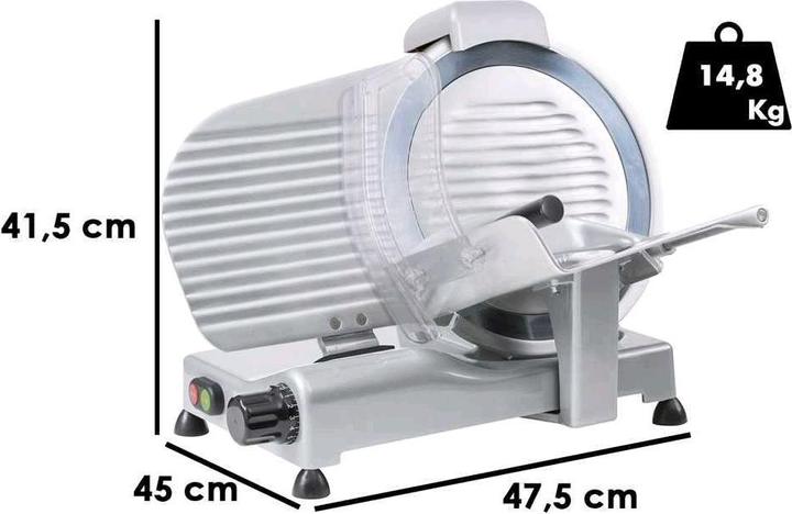 Image du produit RGV Desy AF 300 F Trancheur électrique 180 W Aluminium Gris