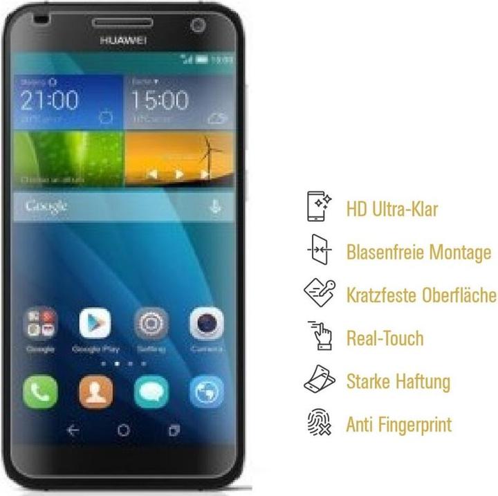 Produktbild Protectorking 2x Panzerfolie Anti-Shock HD Klar (2 Stück, LG G7)