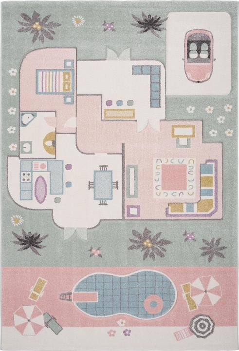 Actual product image Pergamon Kinder Teppich Maui Kids Spielhaus (80 x 150 cm)