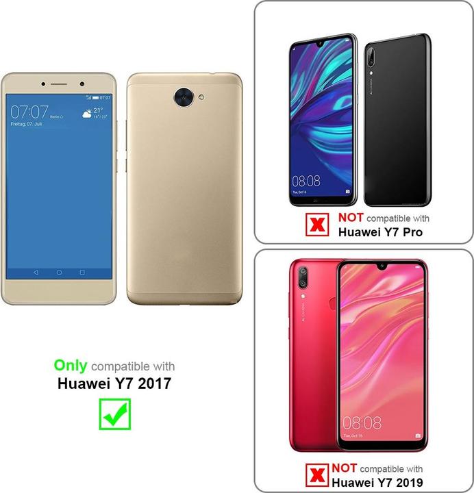 Image du produit Cadorabo Chaîne de téléphone portable pour Huawei Y7 2017 Necklace Coque