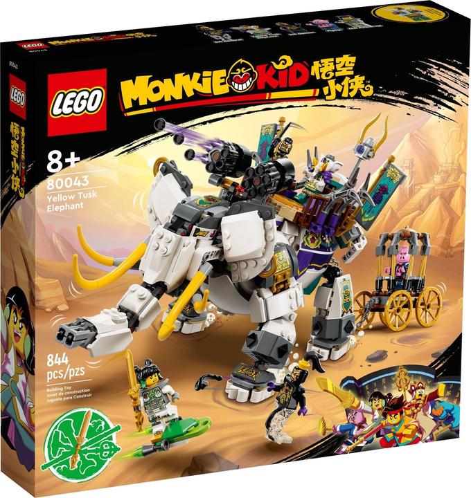 Produktbild LEGO Monkie Kid Yellow Tusk Elephant (80043, LEGO Monkie Kid)