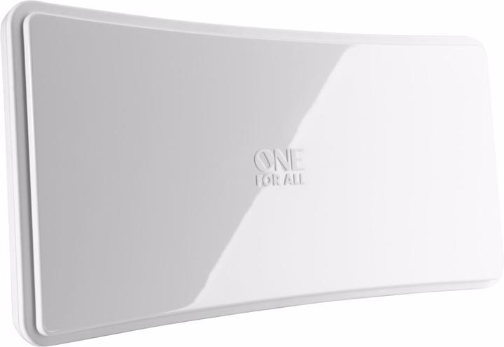 Produktbild One for All DVB-T2 Curved Antenne 5G wht (Flachantenne, 42 dB, DVB-T / -T2, DAB/ DAB+)