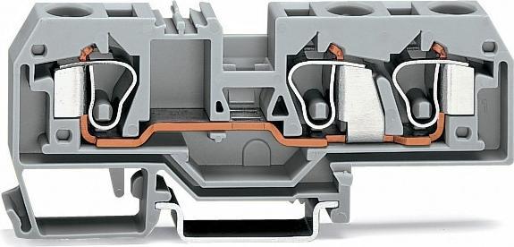 Image du produit Wago Vago 3ème conducteur gris 10mm2 mâle (284-681)