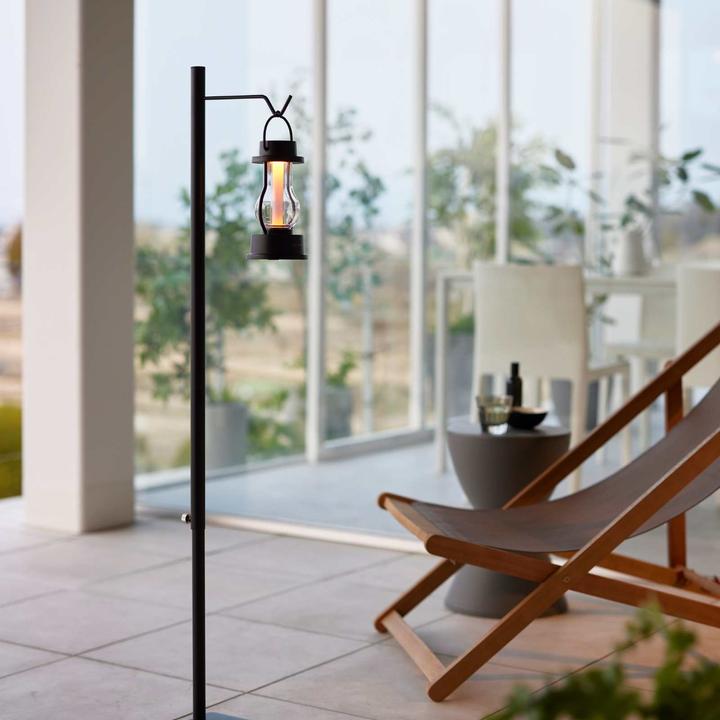 Actual product image Yamazaki TOWER height-adjustable lantern stand