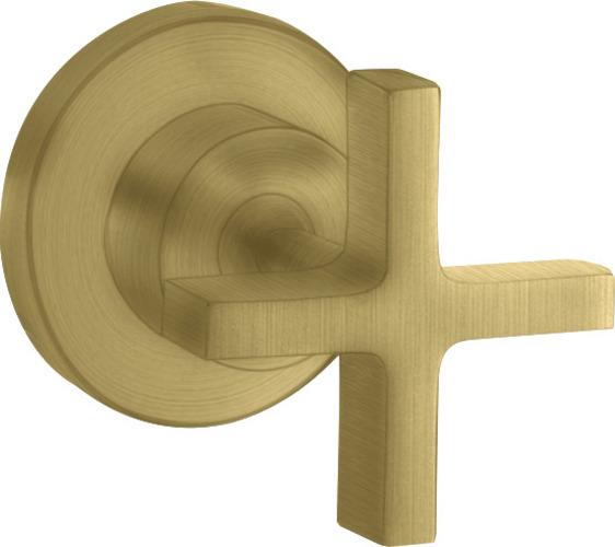 Actual product image hansgrohe Axor Citterio flush-mounted shut-off valve with cross handles
