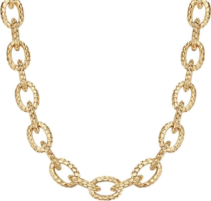 Lulu & Jane Damen Metall-Legierung gelbgold 43,0 cm Basiskette + 5,0 cm Verlängerung - 29617 (Metall-Legierung, 43 - 48 cm)