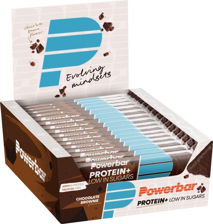 Powerbar Protein Plus Low Sugar (Brownie, Schokolade, 16 Stk., 560 g)