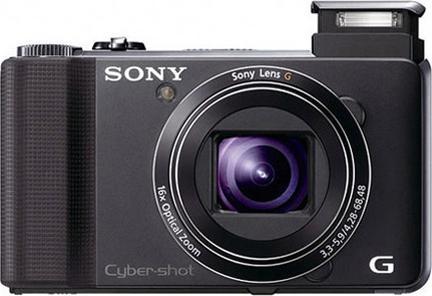 Actual product image Sony DSC-HX9V, 16 MP, 16x WW zoom, 3D, GPS, FullHD, black