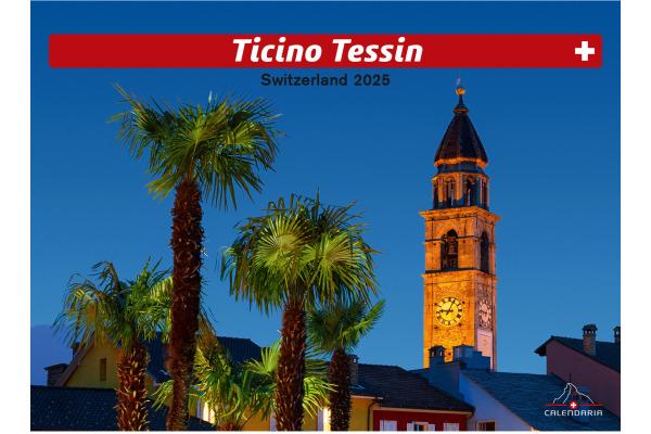 Actual product image Ticino 2025 (40 x 31 cm, Italian, English, German, French)